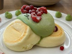 抹茶树莓奶油舒芙蕾-oh! by FINE cafe&canteen