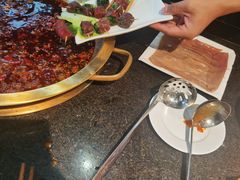 香菜牛肉-巴蜀大宅门火锅(北大街店)