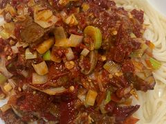 -歹歹的加个面过油肉拌面
