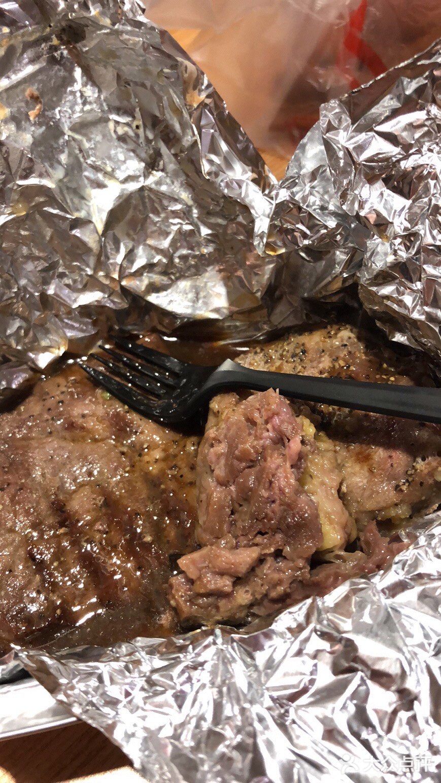 打包回家吃的牛排应该都是合成的离开了铁板