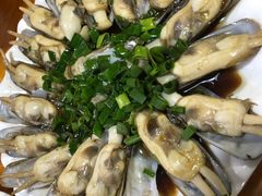 葱油蛏子-温州一家人美食(西木头市店)
