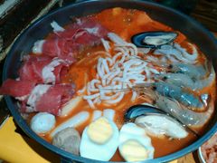 -辛明堂洞韩式芝士年糕火锅(万达店)