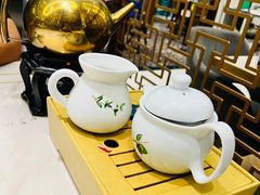 餐具摆设-稻香酒家·33年老字号·港式粤菜(富邦中心店)