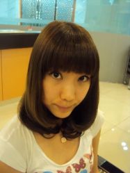 可爱版刘海+日式梨花-美秀造型