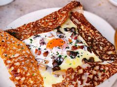 鸡蛋蘑菇熏肉荞麦可丽饼-RAC BAR(安福路店)