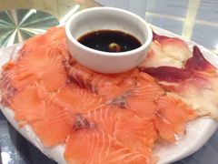 三文鱼，北极贝-天津乾毓德饭庄·清真传统炒菜·海鲜烧烤(咸阳路店)