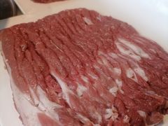 水爆手切精选羊腿肉-京门老爆三·铜锅涮肉 爆肚(望京店)