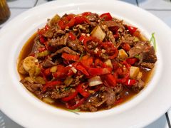 洪湖藕带炒黄牛肉-在莲野·湖北民间菜·头牌松滋鸡(光谷步行街店)