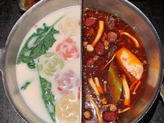 麻辣、芙蓉五色锅-湊湊火锅·茶憩(新中关购物中心店)
