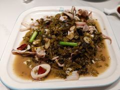 酸菜炒鱿鱼-温岭人家(红花北路店)