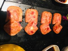 香煎午餐肉-捞王猪肚鸡火锅(财富中心店)