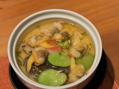 羊肚菌蒸蛋-松涛日本料理