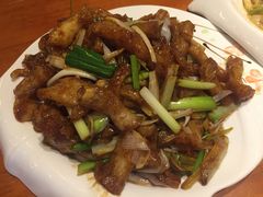 葱烧蹄筋-辣子鸡背(九龙山店)