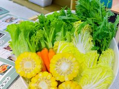 蔬菜拼盘-九孔·筒骨莲藕汤锅(大明宫万达店)