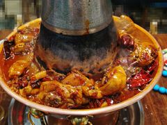 鸡腿锅-超越炭火牛蛙火锅鸡(河东店)