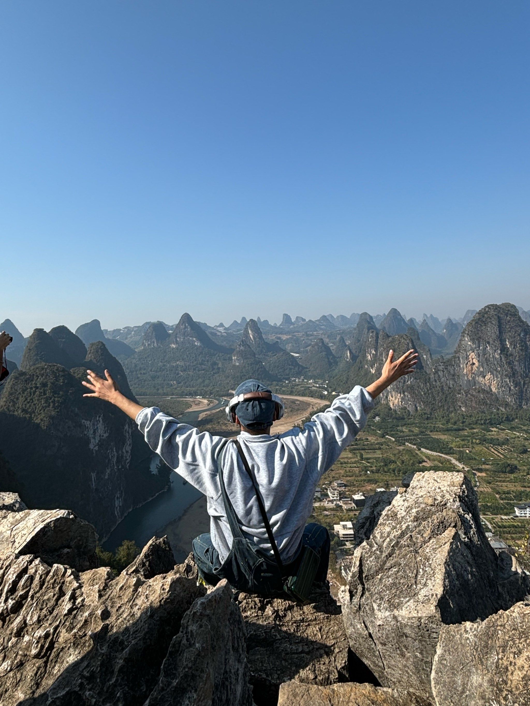 在阳朔!小小老寨山拿下了!