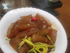 -东来菜馆•手抓海鲜家常菜•海鲜锅贴(鸽子窝店)