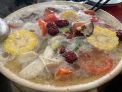 山药排骨牛肉养生汤-花水湾红太阳牛肉汤锅