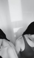 闺蜜文身-黑旗纹身