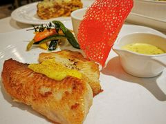 麦香玉米奶酪烤饭配罗勒酱烤三文鱼-Deer Park鹿园西餐(仁恒置地广场店)