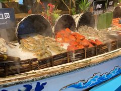自助取餐区-领鲜活海鲜榴莲自助火锅(东门店)