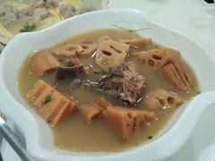 排骨绿豆煲淋新垦莲藕-花好悦园(瀛洲店)