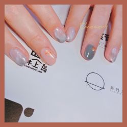 -复古绿·少女主题美甲美睫
