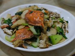 白蟹炒年糕-红灯笼龙凤饭店(宁波老字号店)