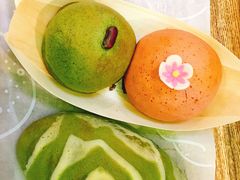 抹茶果子软包-LELECHA乐乐茶(上海五角场万达广场店)