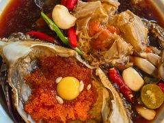 -草家酱蟹炭火烤肉店(珲春南路一店)