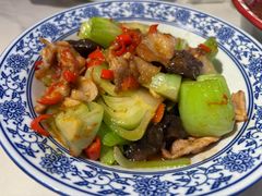 青菜梗炒肉-欧记大排档·景德菜(上海首店)