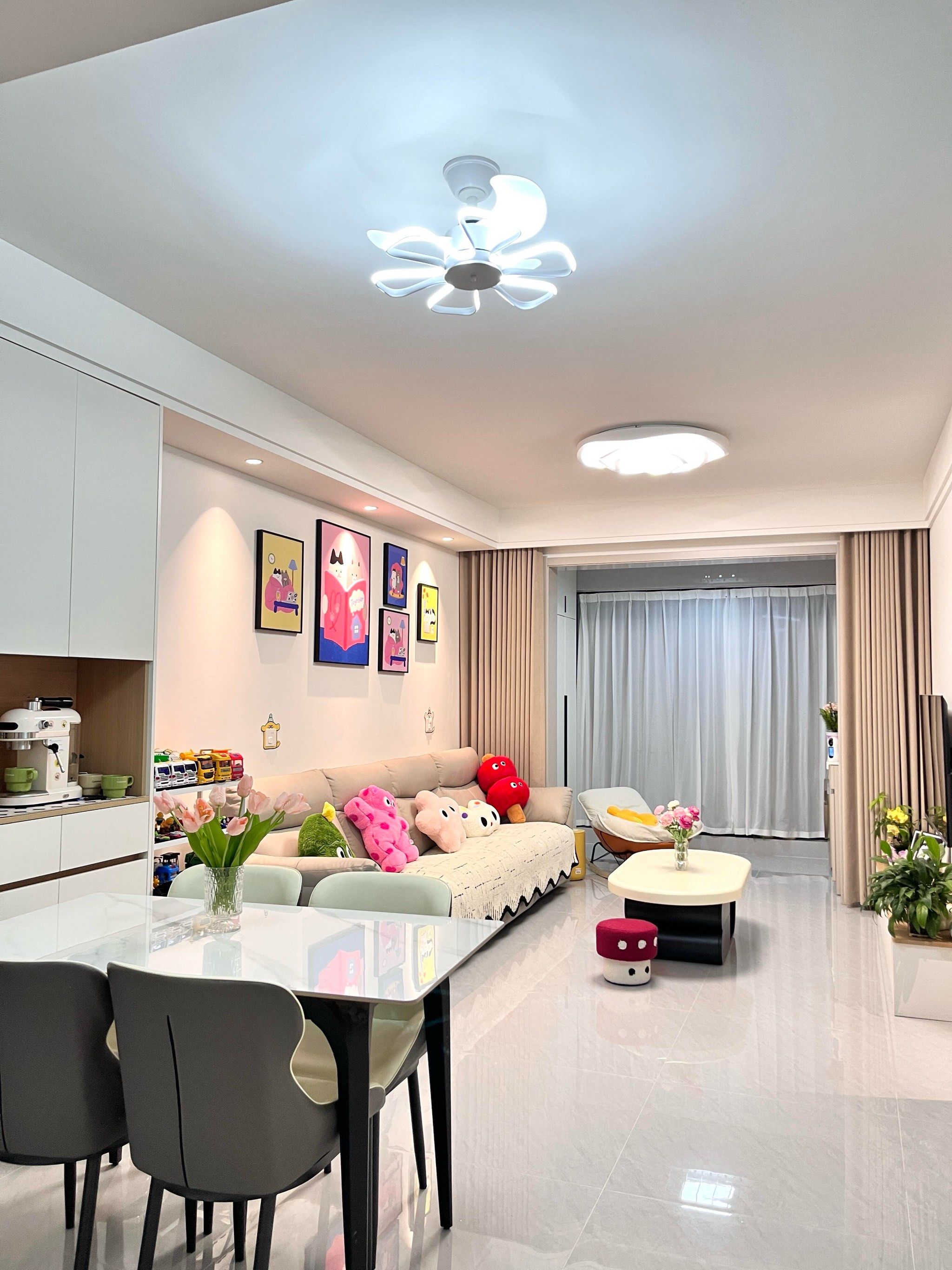 普通人的家只要干干净净就很温馨