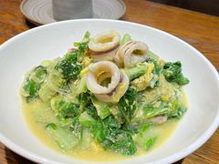 笔管鱼炒小白菜-必点海鲜·鲅鱼水饺(鞍山西道店)