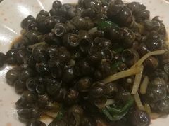 紫苏酸笋鼓汁炒石螺-南记食粥坊·宵夜大排档(岭南分店)