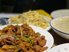 小炒嫩羊肉-姥姥家春饼店(佳亿时尚广场店)