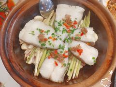 陈年菜脯啫鳕鱼-鲜潮里·粤式大排档