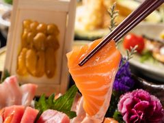 三文鱼刺身寿司拼盘-科尔海悦酒店樱之河日本料理(清河东路店)