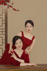 -时光纪亲子全家福照相馆(静安店母女写真父母纪念照)