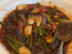 -海派美食·家宴海鲜青岛菜·石锅鲽鱼头(东方城店)