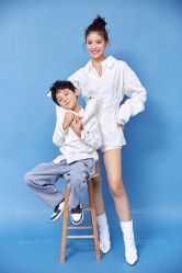 -海岸风光儿童摄影