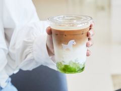 元气樱樱抹茶拿铁-NOWWA挪瓦咖啡(SOHO中山广场店)