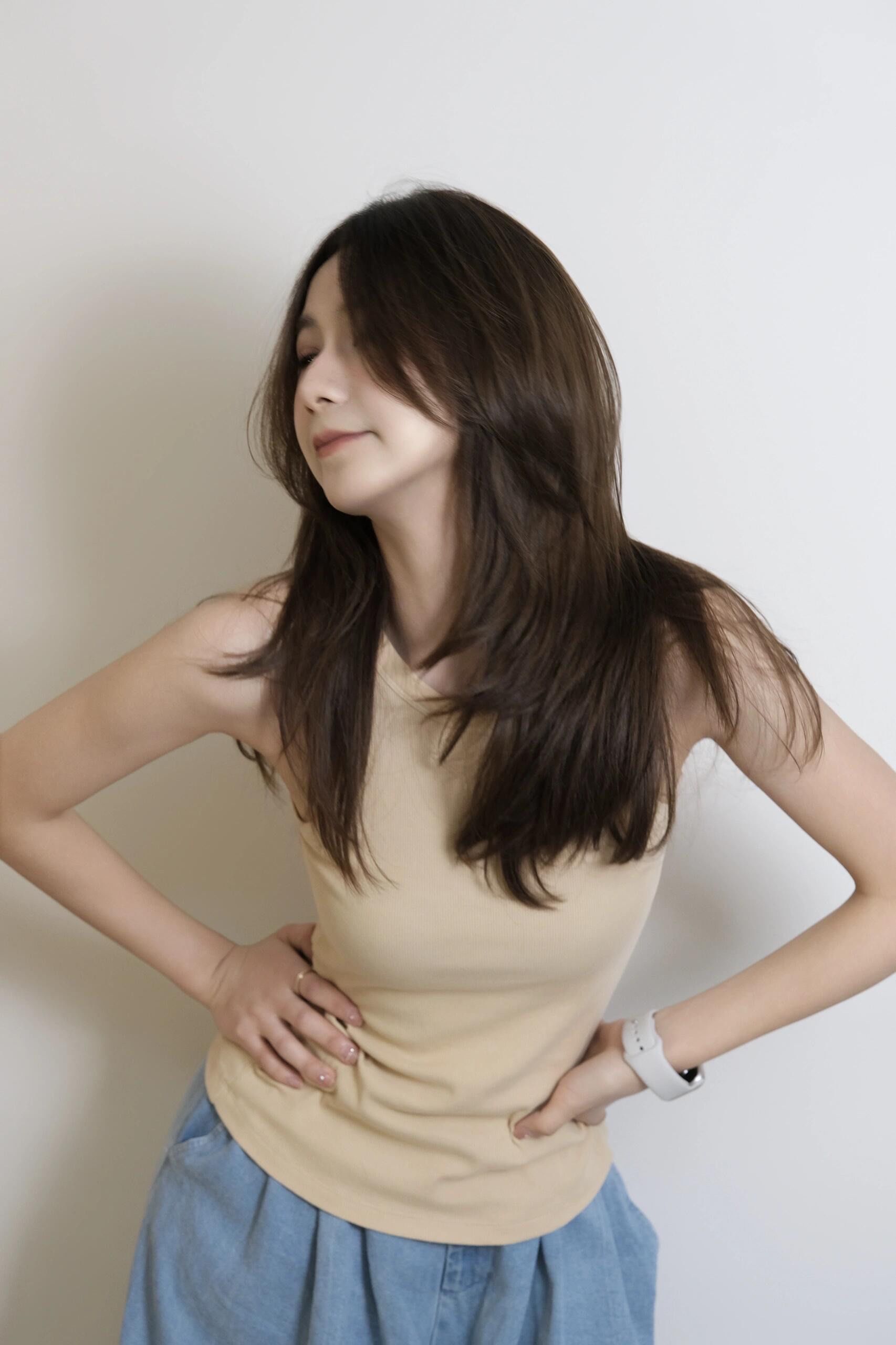简单又好看的发型 女生中长发发型 染发设计 高级感染发