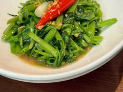 秘制虾酱炒空心菜-帕蓝·暹罗料理(大学路店)