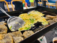 铁板韭菜鸡蛋-湘西乌龙山铁板烧(双桥店)