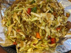 铁板圆白菜水晶粉-金豆角砂锅焖面(安贞店)