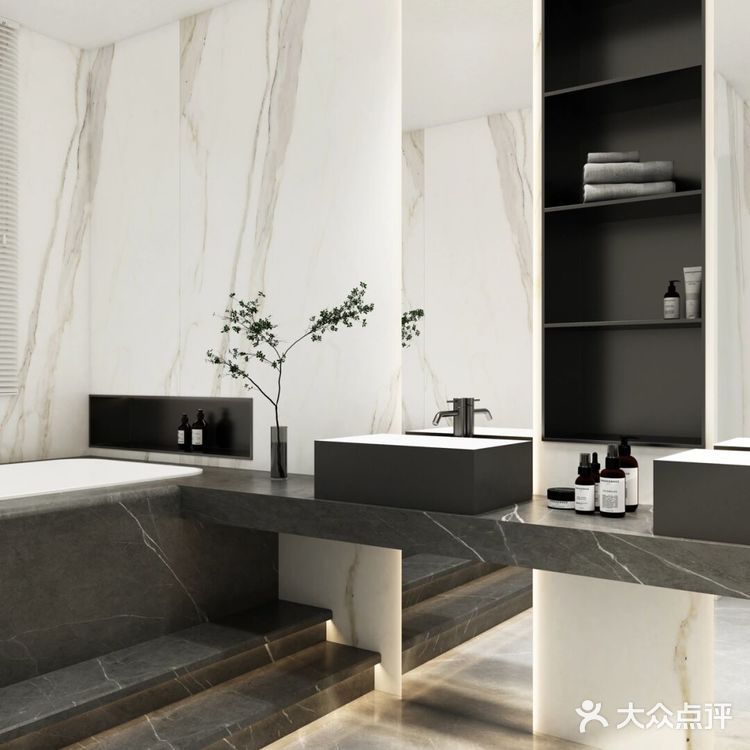 浴室实用又美观的秘诀💎空间布局+收纳设计