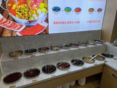 自助调料区-潮汕酱记鲜牛肉火锅(欧尚店)