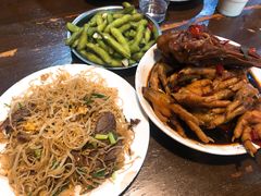 盐水毛豆-凡老头米线砂锅(古荡新村西粮站)