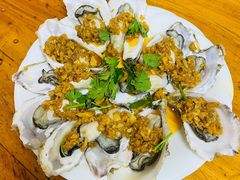 蒜蓉海蛎子-桔子海鲜烧烤大排档(台东店)