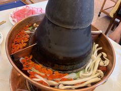 鲜菌清汤炭火锅底-东来顺饭庄(天坛店)